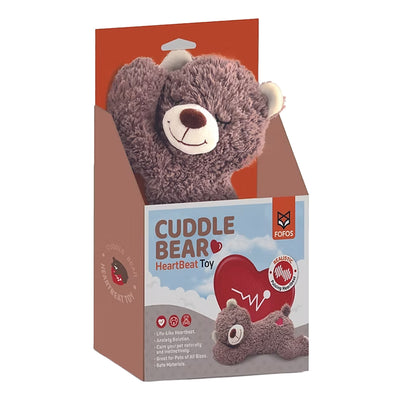 בובת דוב פופוס Cuddle Bear עם מנגנון פעימות לב, באריזה