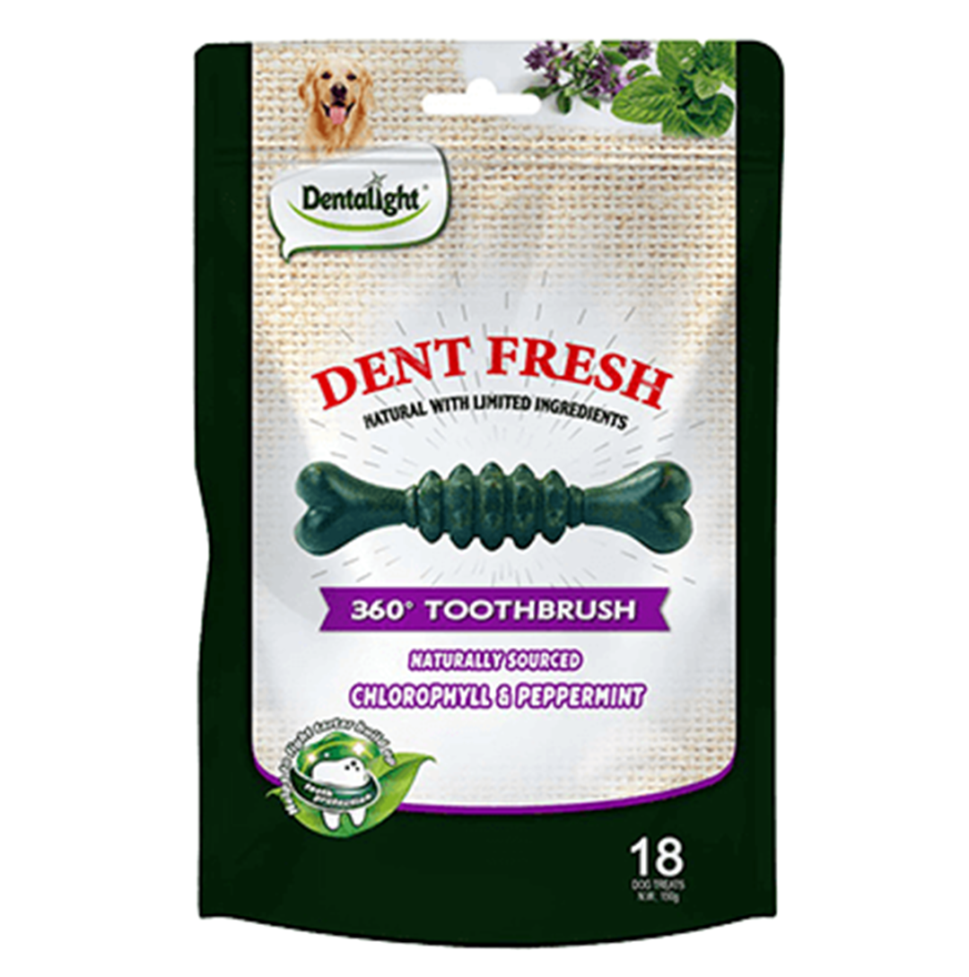 דנטלייט חטיף דנטלי כלורופיל ומנטה לכלבים Dentalight