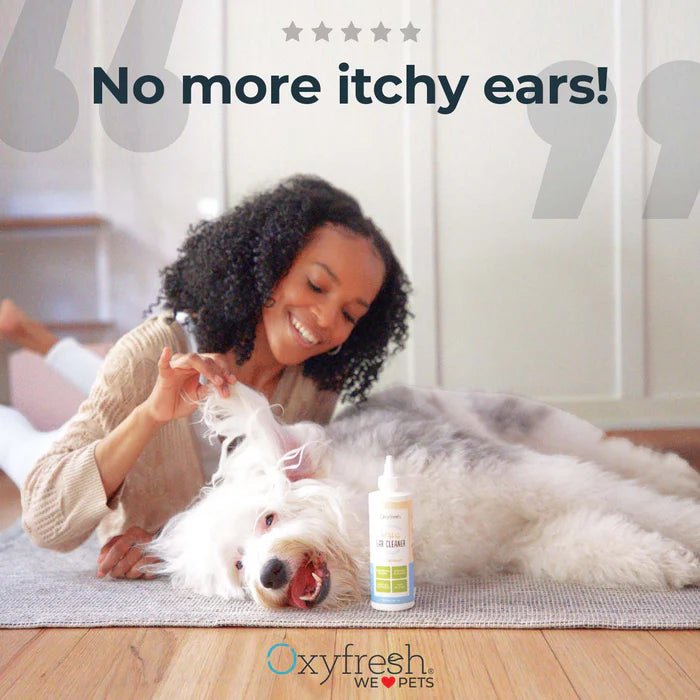נוזל לניקוי אוזניים לכלבים וחתולים Oxyfresh 237 מ"ל