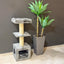CATAGAT Vigrid מתקן גירוד לחתול עם בית מסתור, מיטה וכדור משחק